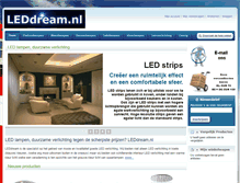 Tablet Screenshot of leddream.nl